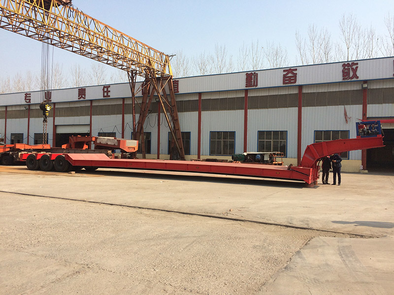 Semi-reboques de carga baixa para venda Low Loader Semi Trailers For Sale