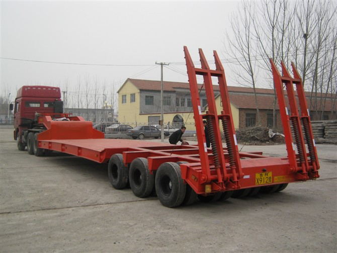 Semi-reboque de cama baixa Low Bed Semi Trailer